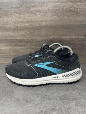 Brooks Ariel 20 Sneakers Womens Size 9.5 Black Blue Athletic Trainer